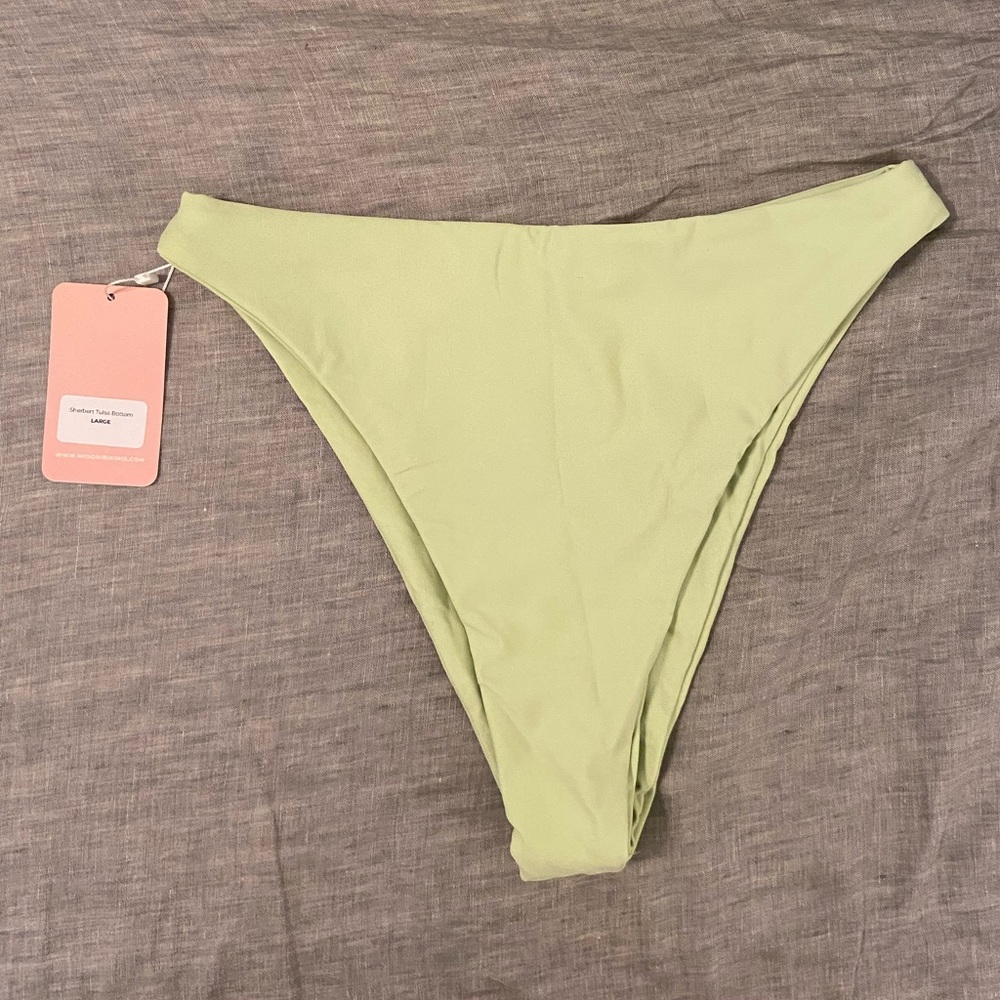 Midori Bikini size L sherbet Tulsa bottoms NWT